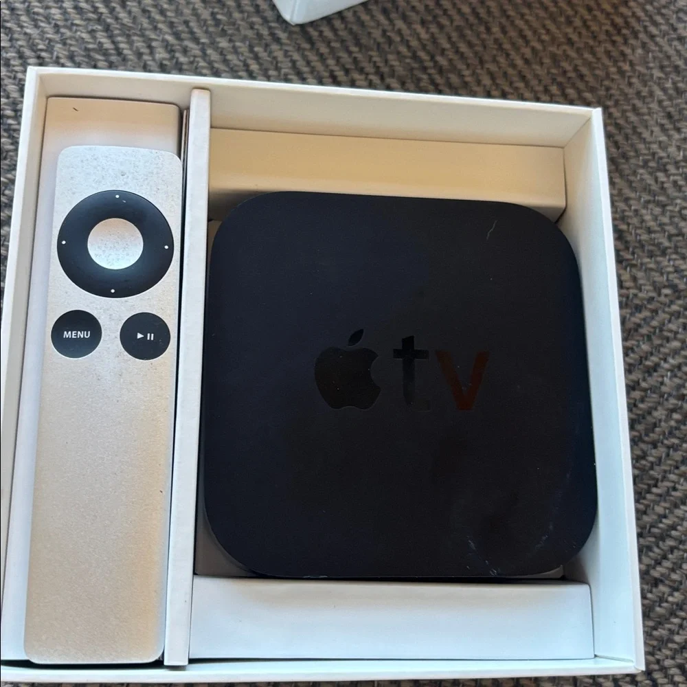 Apple Streaming Device with Remote - Black and Silver